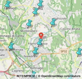 Mappa 22060 Figino Serenza CO, Italia (3.31688)