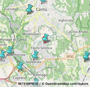 Mappa 22060 Figino Serenza CO, Italia (3.02545)
