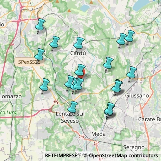 Mappa 22060 Figino Serenza CO, Italia (3.9335)