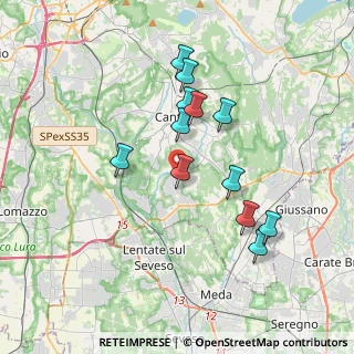 Mappa 22060 Figino Serenza CO, Italia (3.32583)