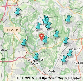 Mappa 22060 Figino Serenza CO, Italia (3.77615)