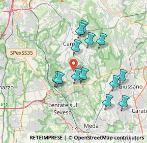 Mappa 22060 Figino Serenza CO, Italia (3.40846)