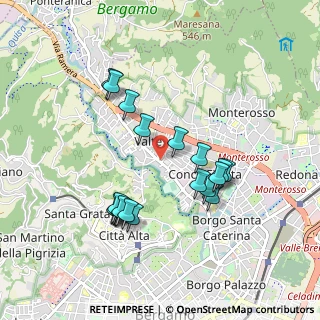 Mappa Via C. Baioni, 24100 Bergamo BG, Italia (0.878)