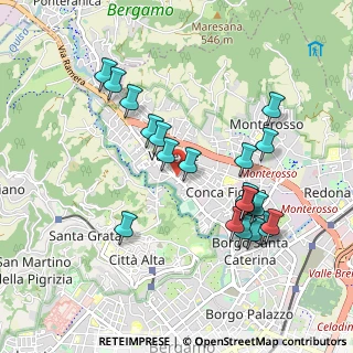 Mappa Via C. Baioni, 24100 Bergamo BG, Italia (0.9415)