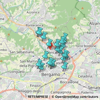 Mappa Via C. Baioni, 24100 Bergamo BG, Italia (1.2975)