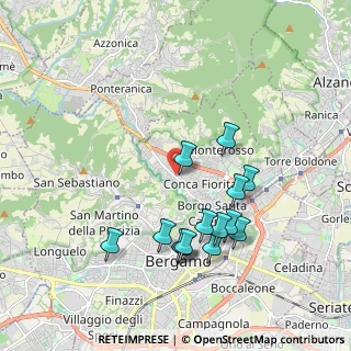 Mappa Via C. Baioni, 24100 Bergamo BG, Italia (1.87)