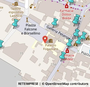 Mappa Galleria Petange, 36015 Schio VI, Italia (0.123)