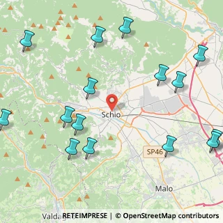 Mappa VIA F, 36015 Schio VI, Italia (5.61667)