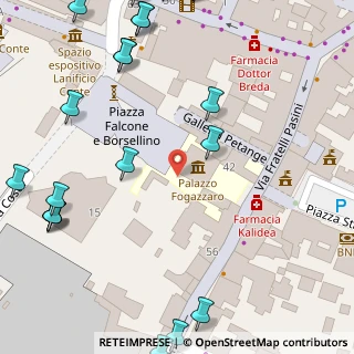 Mappa Galleria Petange, 36015 Schio VI, Italia (0.088)