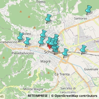 Mappa VIA F, 36015 Schio VI, Italia (1.42286)