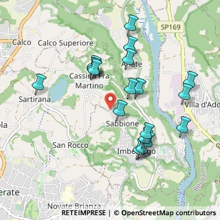Mappa Via del Pino, 23898 Imbersago LC, Italia (0.978)