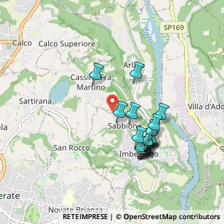 Mappa Via del Pino, 23898 Imbersago LC, Italia (0.886)