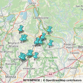 Mappa Via del Pino, 23898 Imbersago LC, Italia (7.03563)