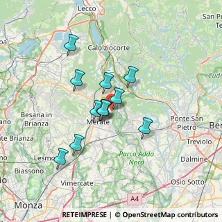 Mappa Via del Pino, 23898 Imbersago LC, Italia (5.22417)