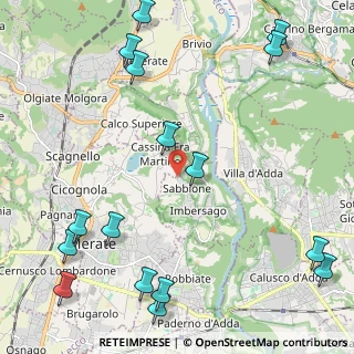 Mappa Via del Pino, 23898 Imbersago LC, Italia (3.04813)