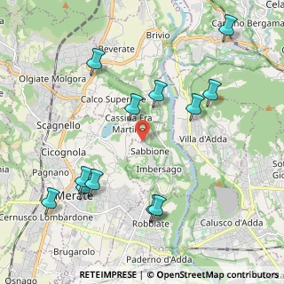 Mappa Via del Pino, 23898 Imbersago LC, Italia (2.31167)