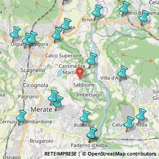Mappa Via del Pino, 23898 Imbersago LC, Italia (3.15421)