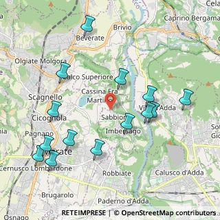 Mappa Via del Pino, 23898 Imbersago LC, Italia (2.24214)