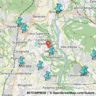 Mappa Via del Pino, 23898 Imbersago LC, Italia (2.99364)