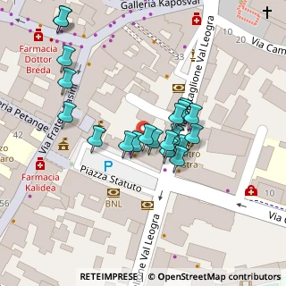Mappa Via Battaglione Val Leogra, 36015 Schio VI, Italia (0.025)