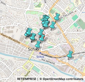 Mappa Piazza Dello Statuto angolo Via Brigata Valleogra, 36015 Schio VI, Italia (0.3275)