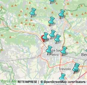 Mappa C.C. Continente, 24030 Mapello BG, Italia (5.29867)