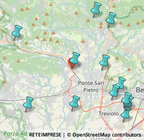 Mappa Via L. Pirandello, 24030 Mapello BG, Italia (5.51917)