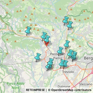 Mappa Via L. Pirandello, 24030 Mapello BG, Italia (3.99813)