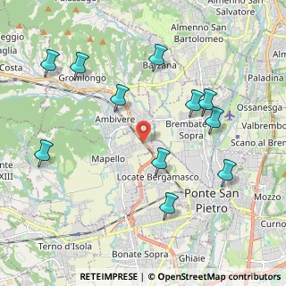 Mappa Via L. Pirandello, 24030 Mapello BG, Italia (2.23091)