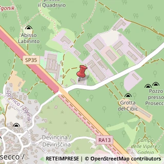 Mappa Via Stazione di Prosecco, 37/a, 34010 Sgonico, Trieste (Friuli-Venezia Giulia)