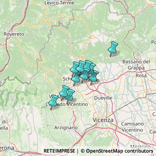 Mappa Via Lago di Molveno, 36015 Schio VI, Italia (7.69455)