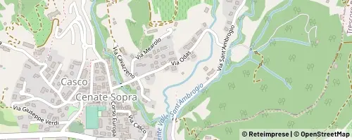 Mappa Cenate Sopra