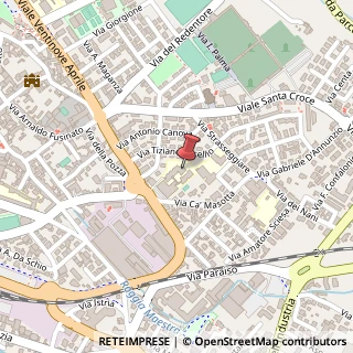 Mappa Via T. Vecellio, 22, 36015 Schio, Vicenza (Veneto)