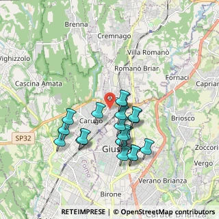 Mappa Via Ugo Foscolo, 22060 Arosio CO, Italia (1.609)