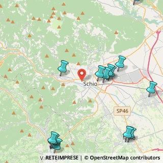 Mappa Via Dante, 36015 Schio VI, Italia (5.70429)