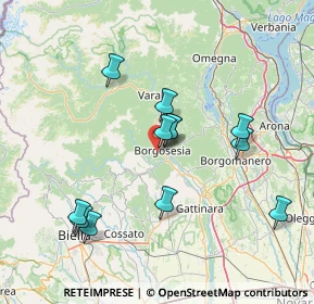 Mappa Ospedale, 13011 Borgosesia VC, Italia (13.99417)