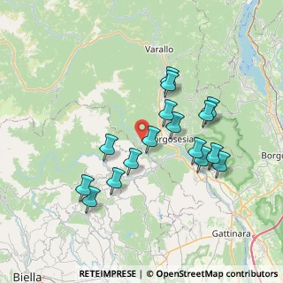 Mappa Via Bornello, 13010 Postua VC, Italia (6.7775)