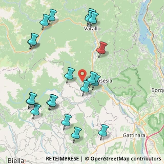 Mappa Via Bornello, 13010 Postua VC, Italia (9.831)
