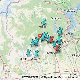 Mappa Via Bornello, 13010 Postua VC, Italia (11.3435)