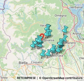 Mappa Via Bornello, 13010 Postua VC, Italia (10.209)