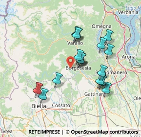 Mappa Via Bornello, 13010 Postua VC, Italia (12.14263)