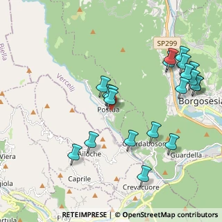 Mappa Via Bornello, 13010 Postua VC, Italia (2.241)