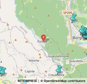 Mappa Via Bornello, 13010 Postua VC, Italia (3.89143)