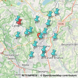 Mappa Via Armando Diaz, 22060 Carugo CO, Italia (3.75882)