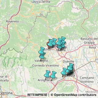 Mappa Via Cementi, 36015 Schio VI, Italia (14.1785)