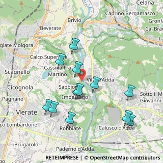 Mappa Strada Alzaia Adda, 23898 Imbersago LC, Italia (1.92917)