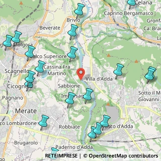 Mappa Strada Alzaia Adda, 23898 Imbersago LC, Italia (2.987)