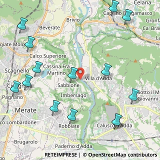 Mappa Strada Alzaia Adda, 23898 Imbersago LC, Italia (2.85857)