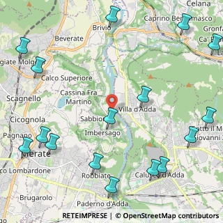 Mappa Str. Alzaia Adda, 23898 Calco LC, Italia (3.09563)
