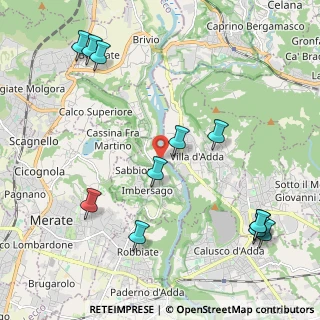 Mappa Strada Alzaia Adda, 23898 Imbersago LC, Italia (2.5675)